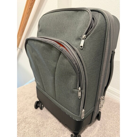 Ebags Mother Lode Convertible Carry-On Suitcase Expandable Wheels Graphite Gray main image 4